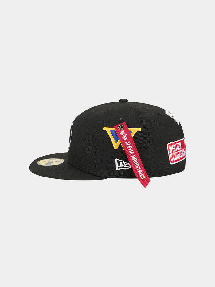 GOLDEN STATE WARRIORS X ALPHA X NEW ERA 59FIFTY FITTED CAP ACCESSORY Alpha Industries