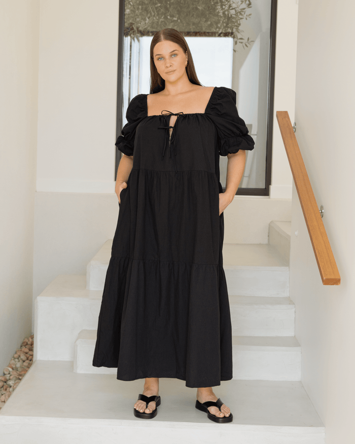 Goldie Maxi Dress | Black
