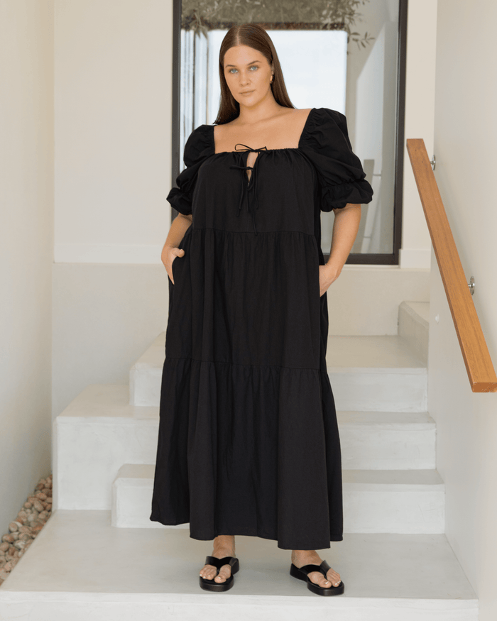 Goldie Maxi Dress | Black