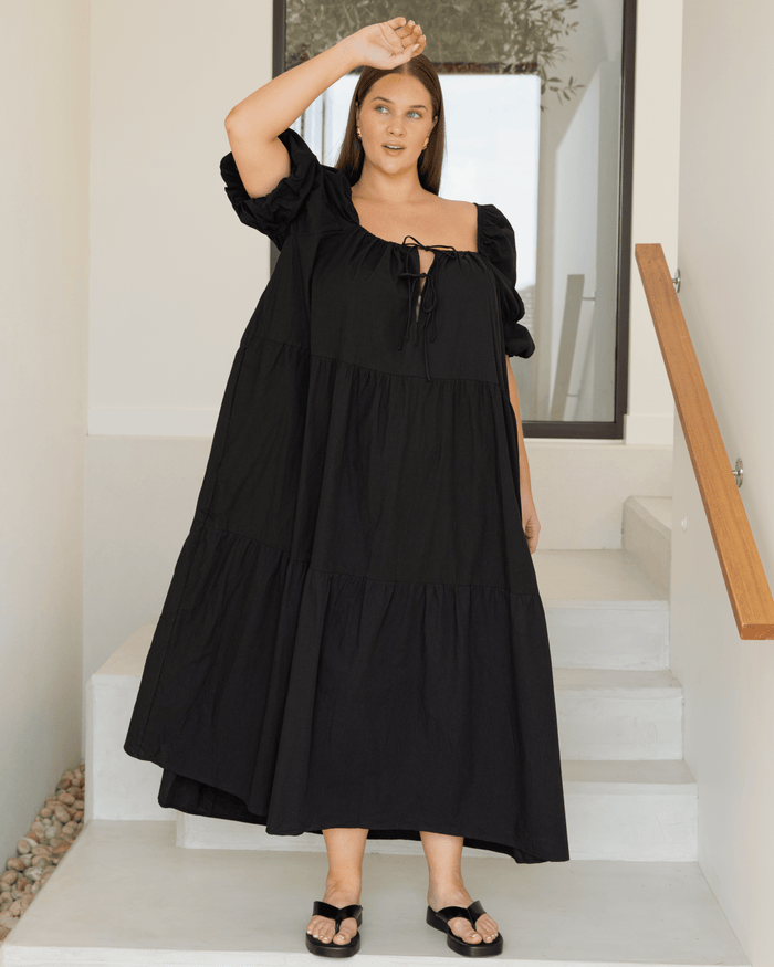 Goldie Maxi Dress | Black