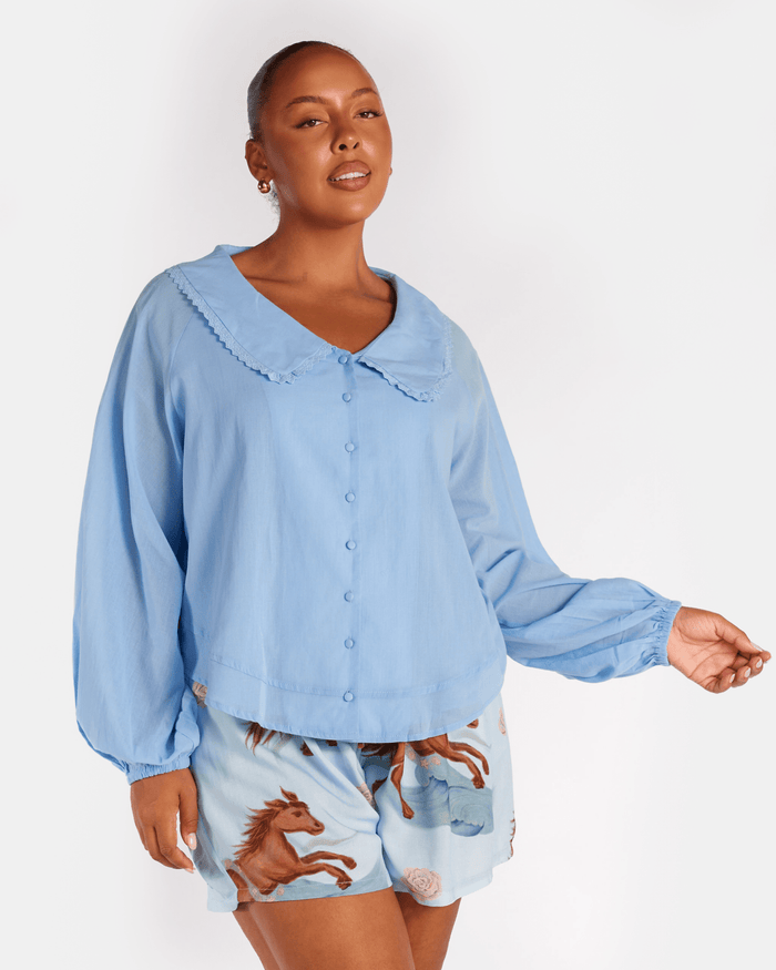 Haisley Top | Blue