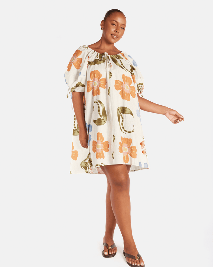 Harvey Mini Dress | Sunset Meadow
