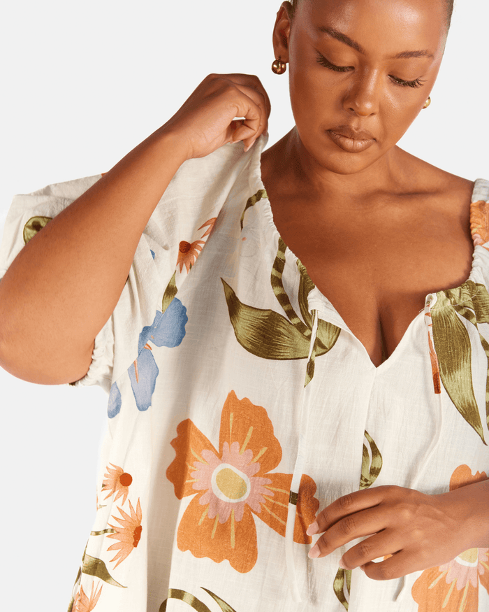 Harvey Mini Dress | Sunset Meadow