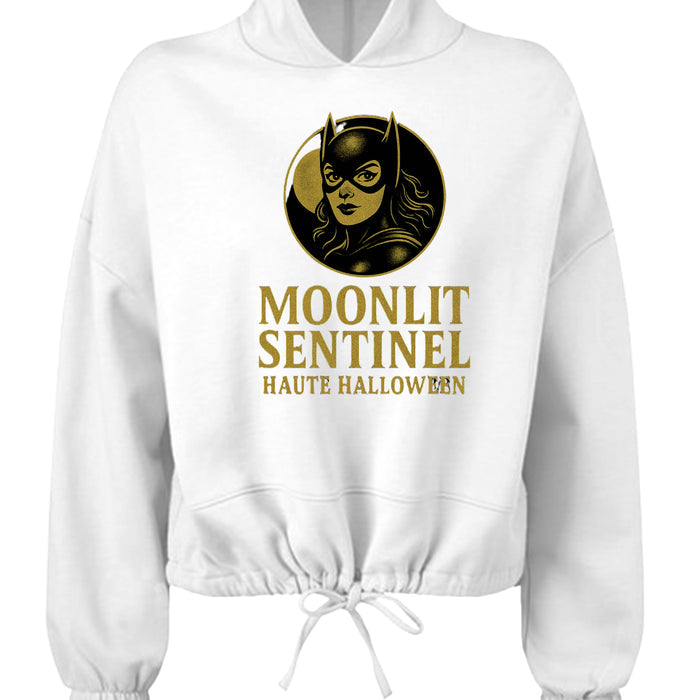 Haute Element™ Cropped Oversized Hooded Sweatshirt – Luxe Comfort, Effortless Edge