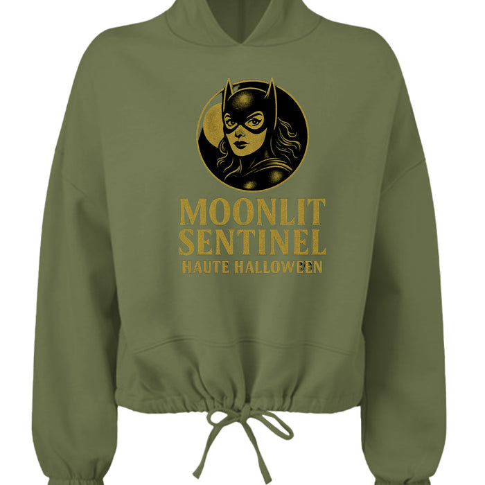 Haute Element™ Cropped Oversized Hooded Sweatshirt – Luxe Comfort, Effortless Edge