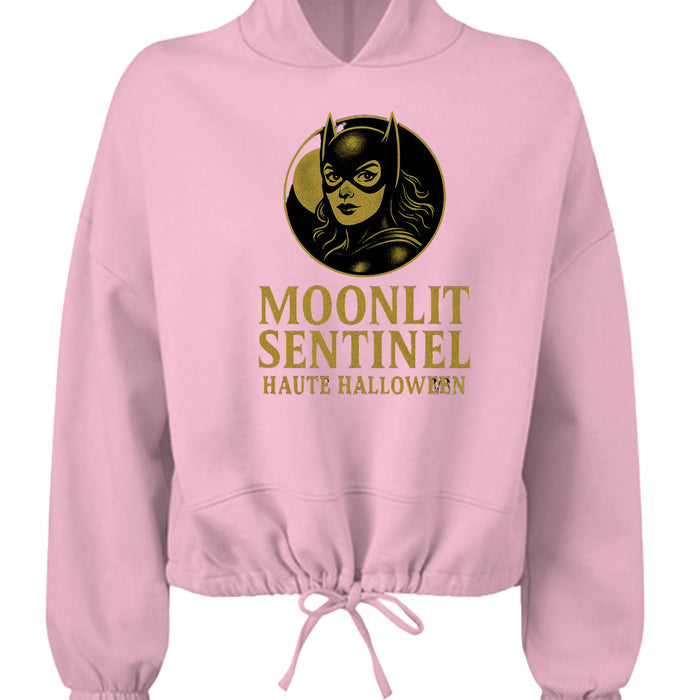 Haute Element™ Cropped Oversized Hooded Sweatshirt – Luxe Comfort, Effortless Edge