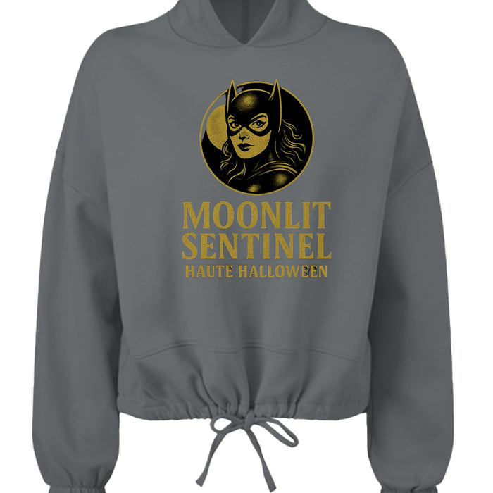 Haute Element™ Cropped Oversized Hooded Sweatshirt – Luxe Comfort, Effortless Edge