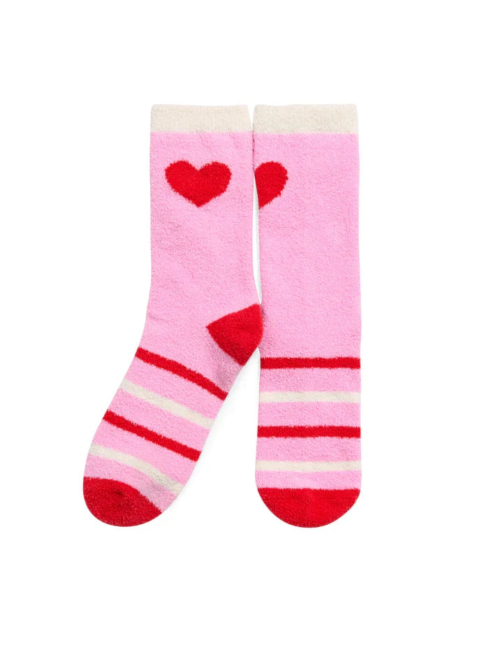Heart Socks - Greige Goods