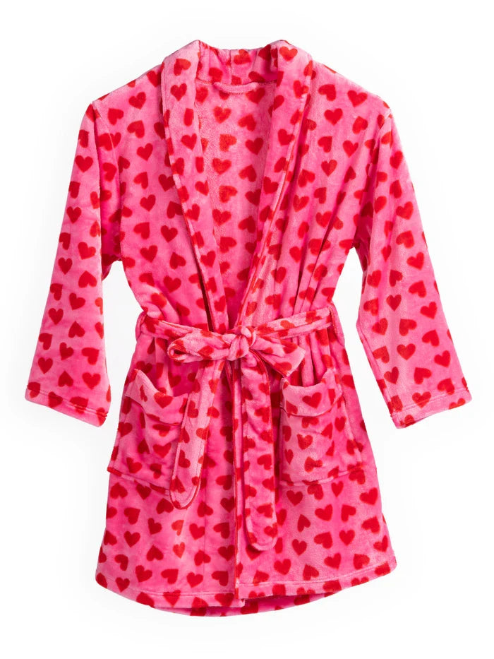 Hearts Robe - Greige Goods
