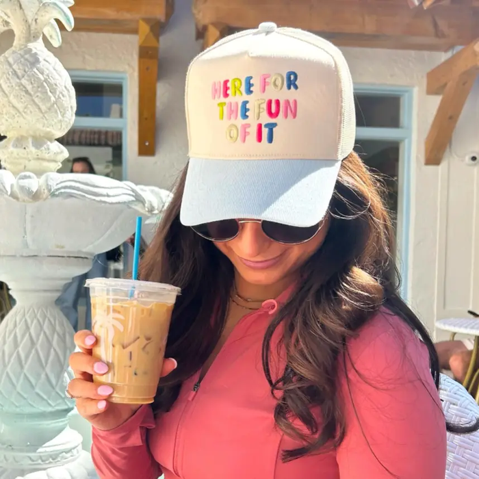 Here for the Fun of It Trucker Hat