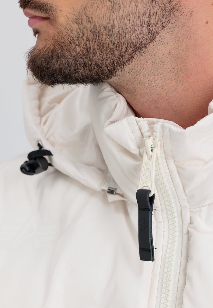 HOODED LOGO PUFFER OUTERWEAR Alpha Industries