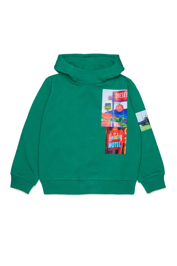 Hoodie with photo prints