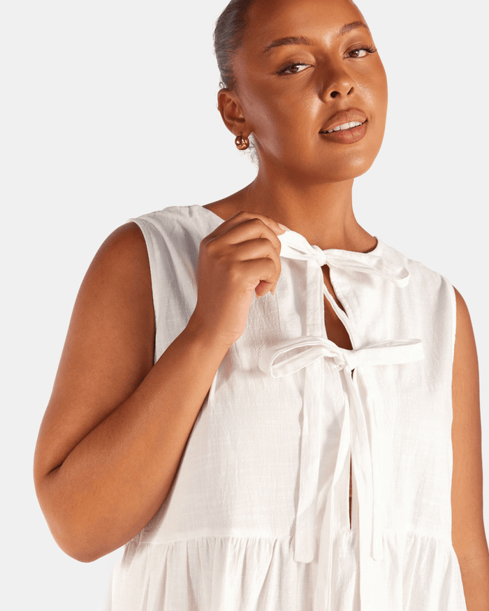 Indie Maxi Dress | White