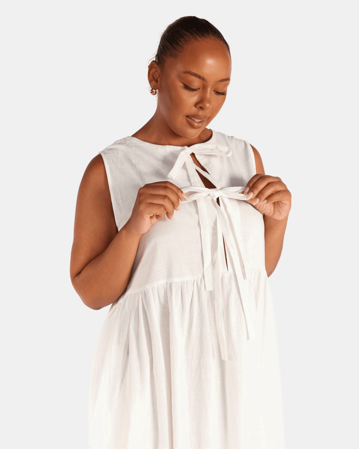 Indie Maxi Dress | White