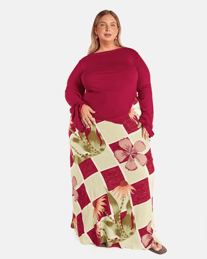 Isla Long Sleeve | Wine