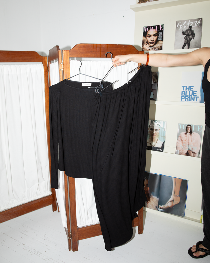 Isla Pants in Black - Size Inclusive Lounge Wear AU 6-26 - The Lullaby Club