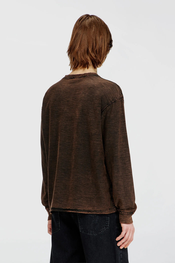 Jersey long sleeve top with chest pocket