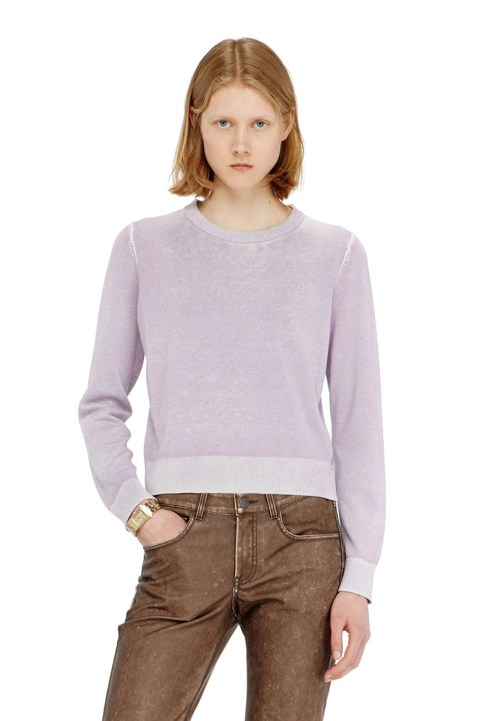 Jumper with faded reverse print