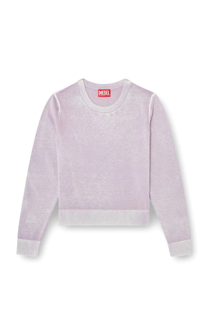 Jumper with faded reverse print