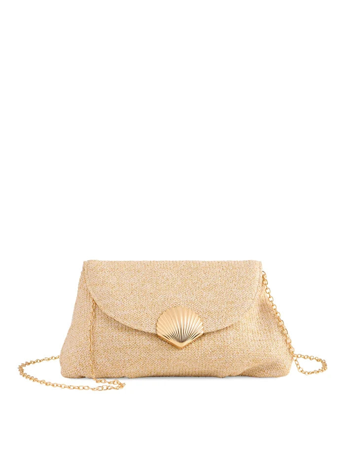 Kaia Clutch - Greige Goods