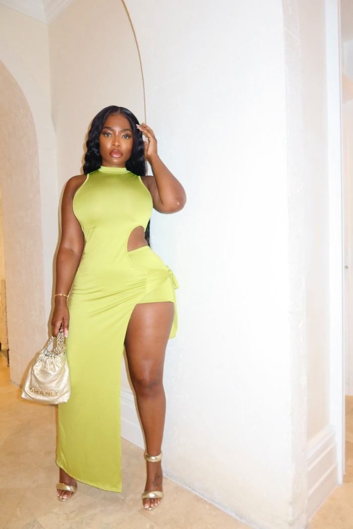 Kiwi thigh high dress