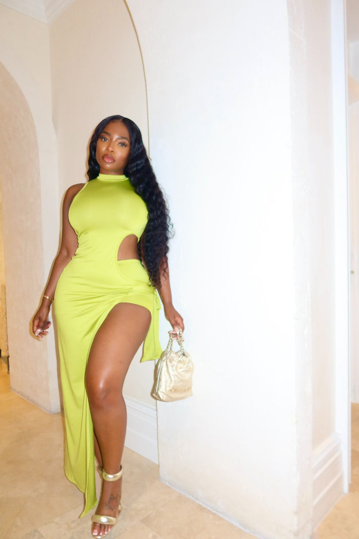 Kiwi thigh high dress