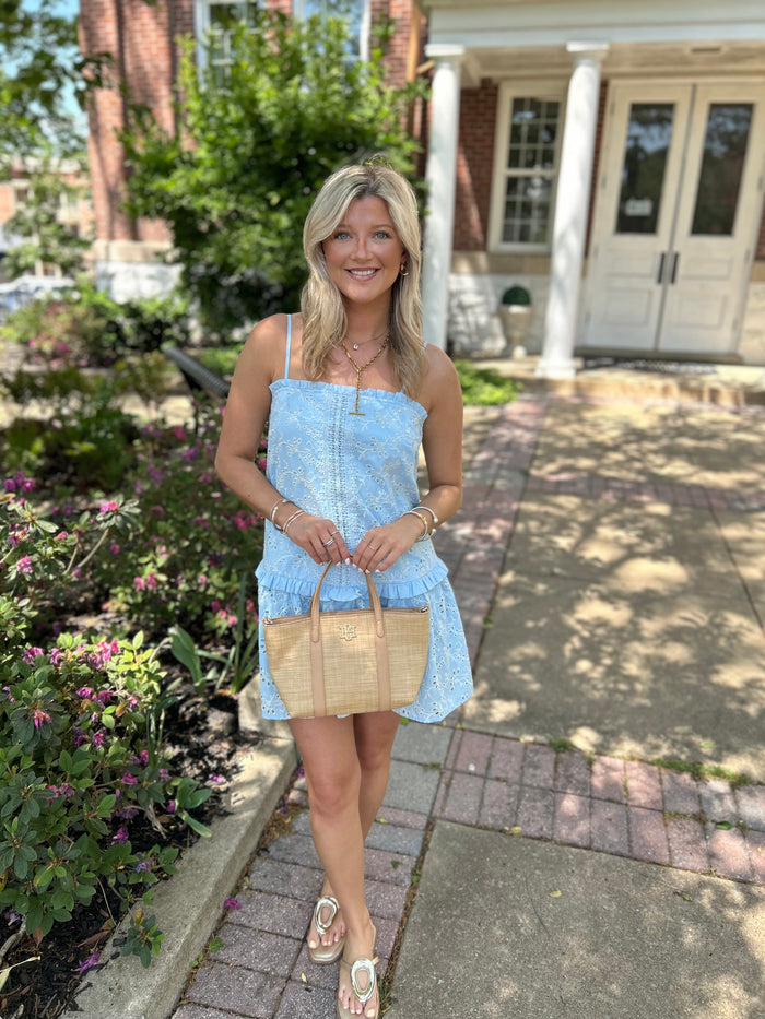 KYLIE EYELET DRESS