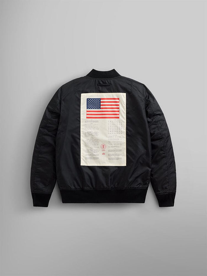 L-2B DRAGONFLY BLOOD CHIT GEN II BOMBER JACKET OUTERWEAR Alpha Industries