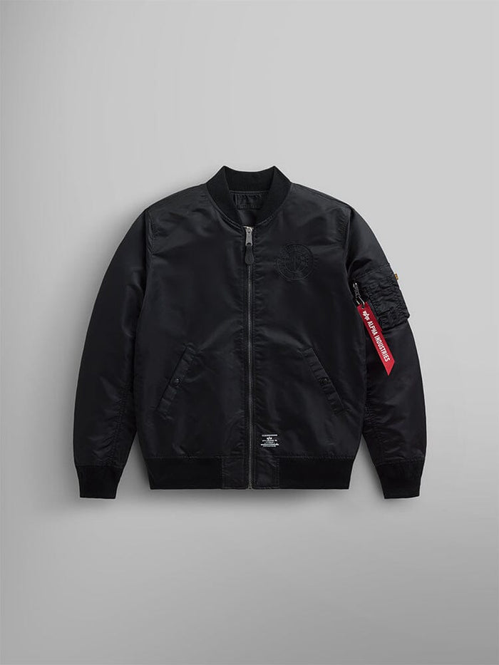 L-2B DRAGONFLY BLOOD CHIT GEN II BOMBER JACKET OUTERWEAR Alpha Industries BLACK 2XL