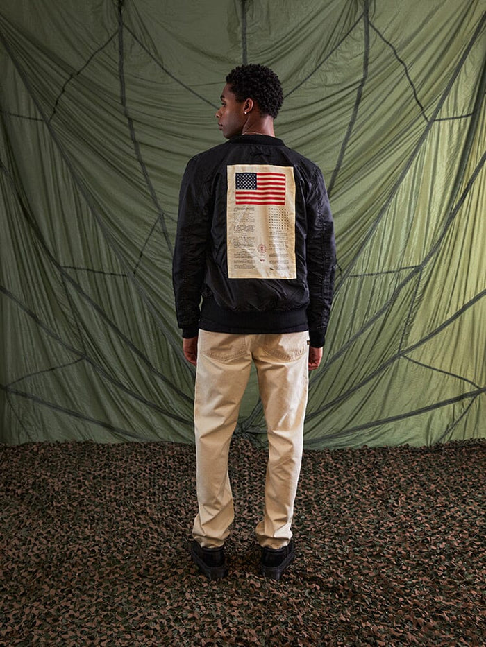 L-2B DRAGONFLY BLOOD CHIT GEN II BOMBER JACKET OUTERWEAR Alpha Industries