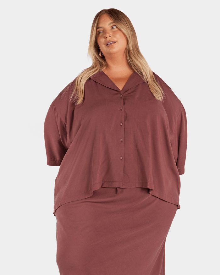 Lacey Shirt | Brown