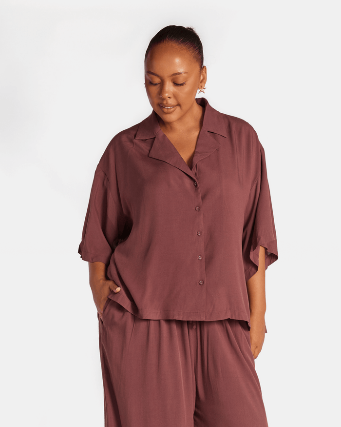 Lacey Shirt | Brown