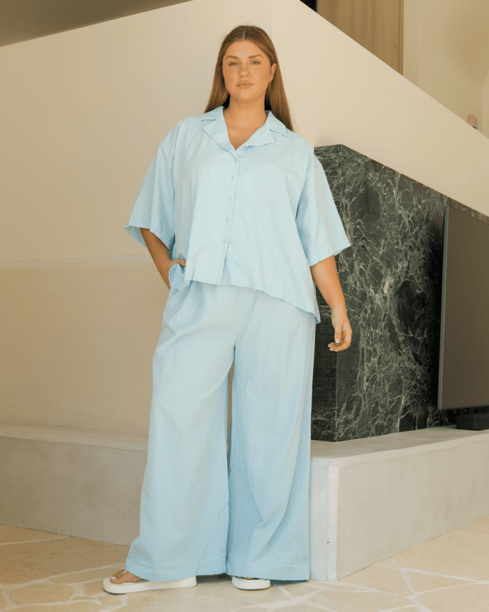 Lacey Shirt | Light Blue