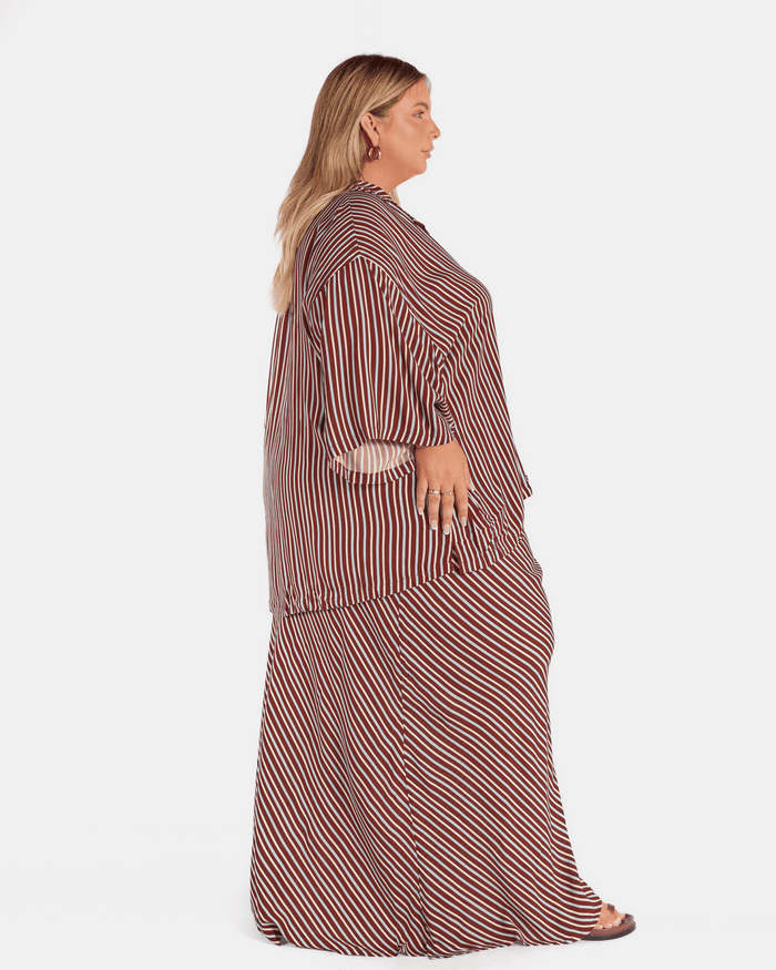 Lacey Shirt | Sandbar Stripe