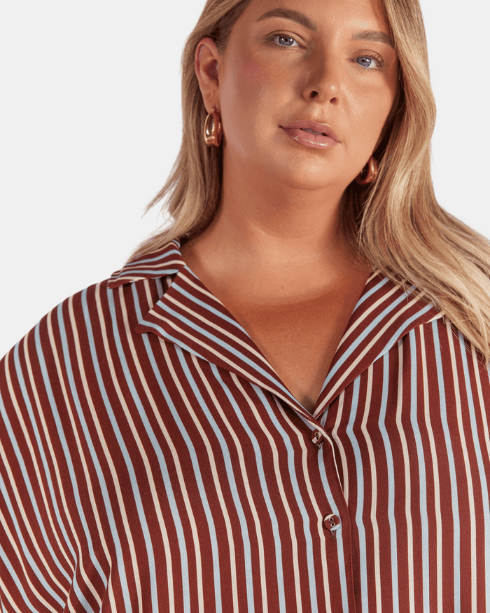 Lacey Shirt | Sandbar Stripe