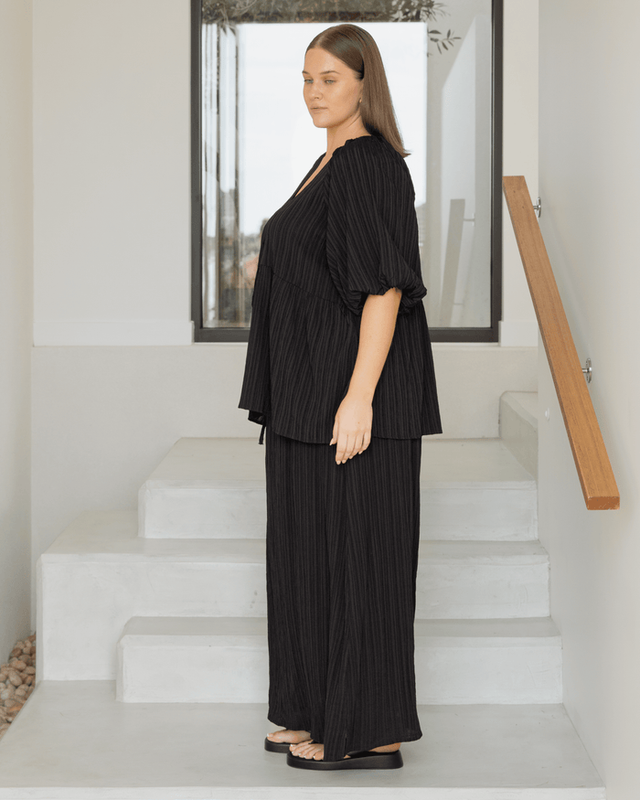 Lacey Skirt | Black Crepe