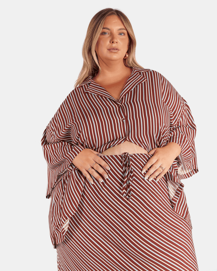 Lacey Skirt | Sandbar Stripe