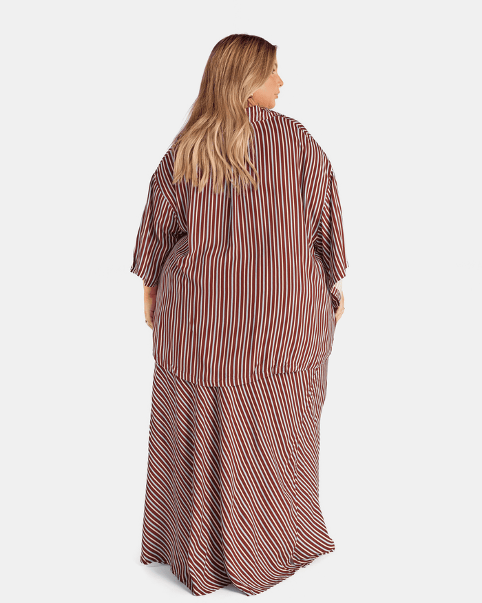 Lacey Skirt | Sandbar Stripe
