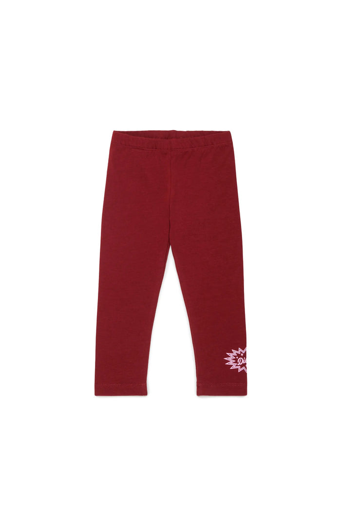 Leggings with starburst logo print