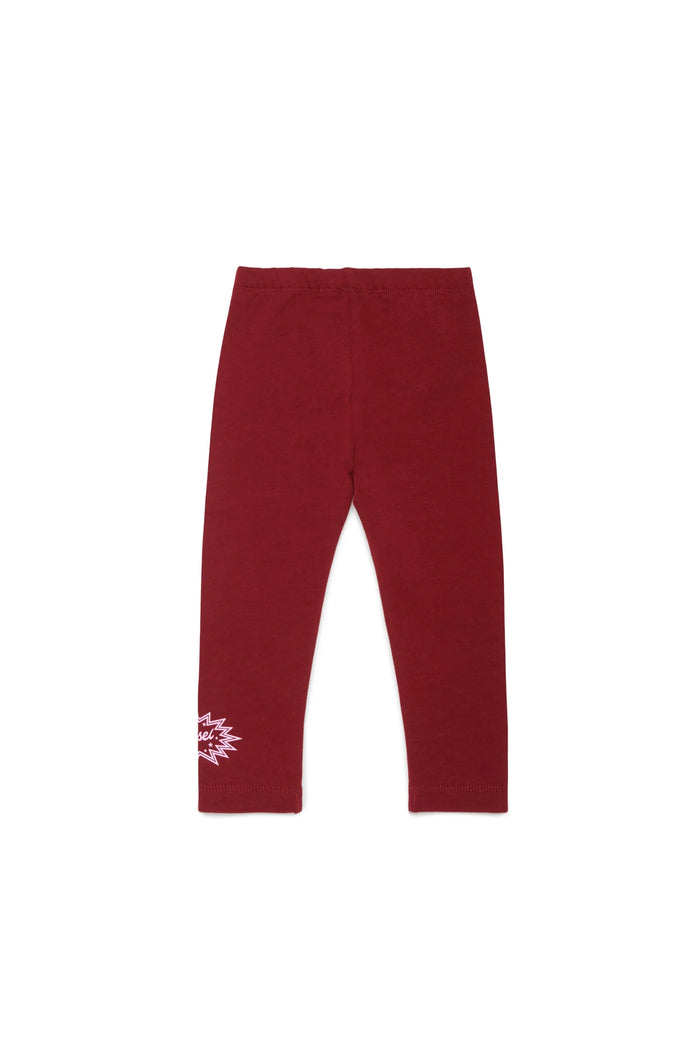 Leggings with starburst logo print