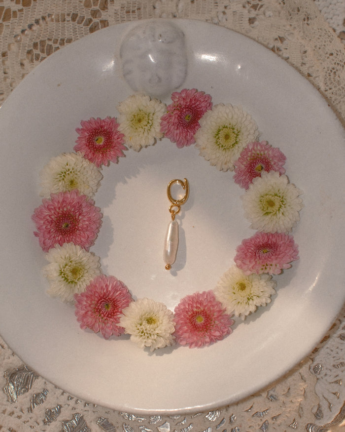 Long Pearl Charm