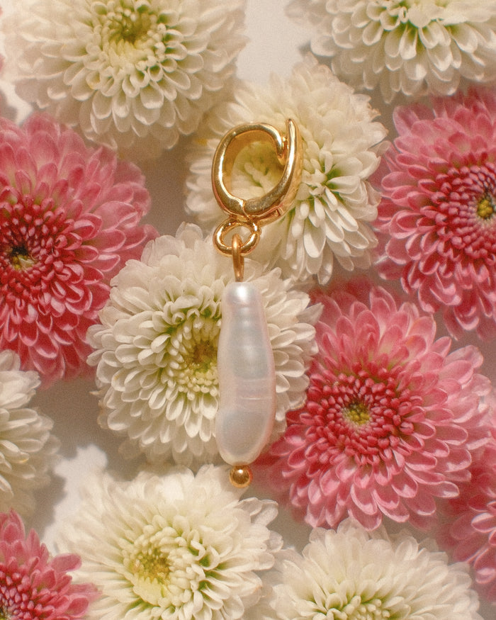 Long Pearl Charm
