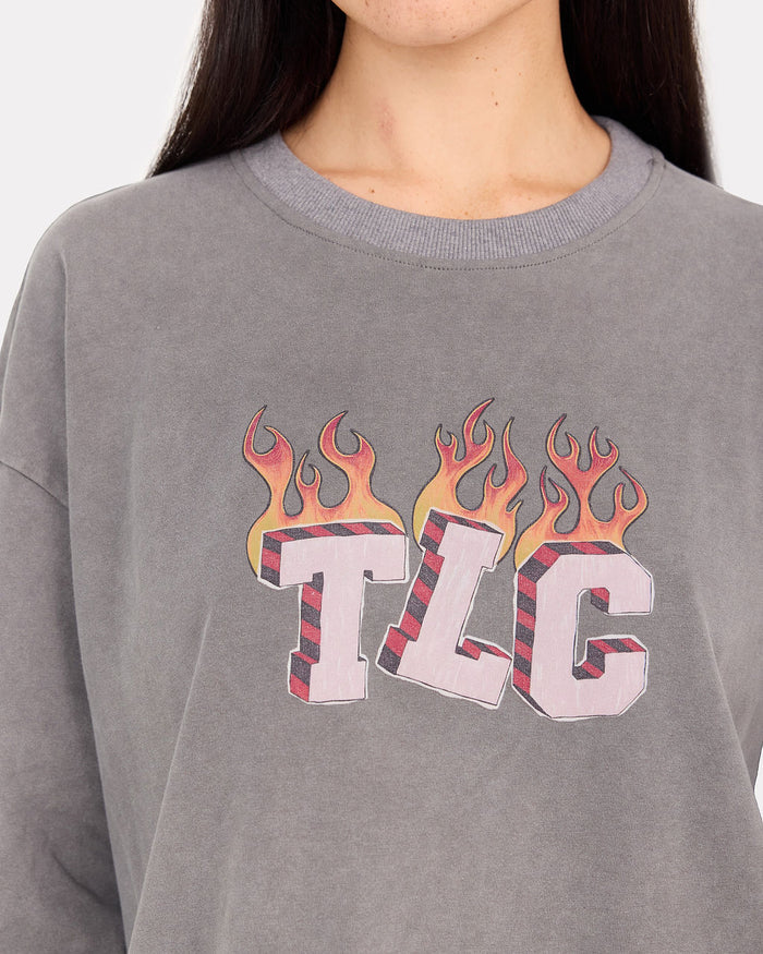 Long Sleeve Essentials Tee in Rebel Hearts - Maternity Friendly - The Lullaby Club