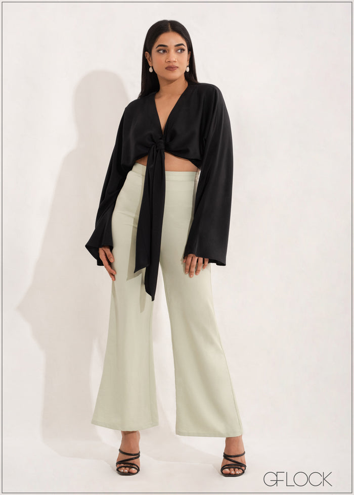 Long Sleeve Multiway Wrap Top - 181122