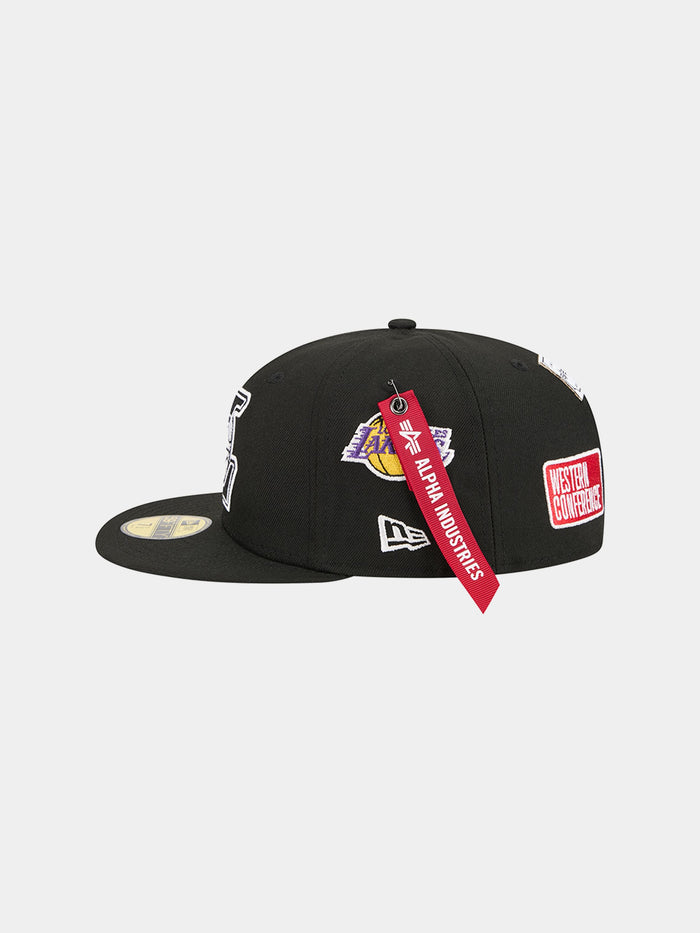 LOS ANGELES LAKERS X ALPHA X NEW ERA 59FIFTY FITTED CAP HAT Alpha Industries