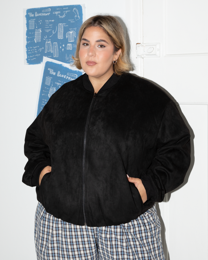 Lucia Bomber | Black