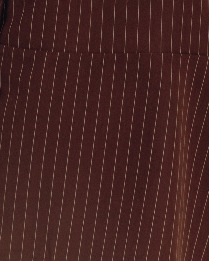 Chocolate Pinstripe Pattern