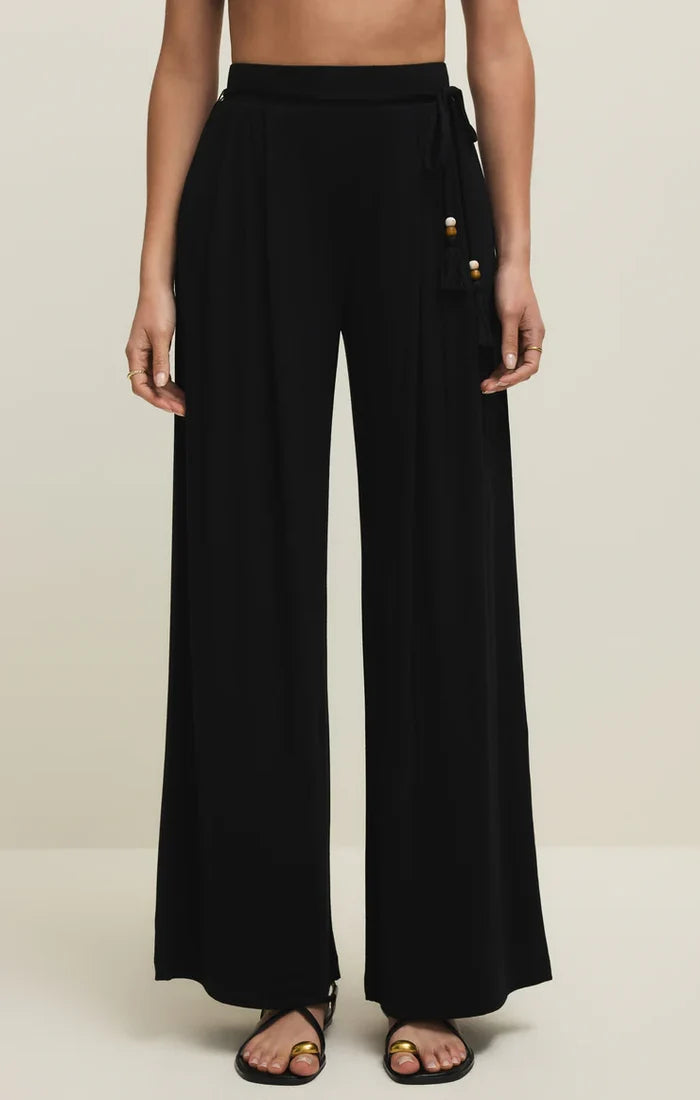 Lydia Wide Leg Pant - Greige Goods
