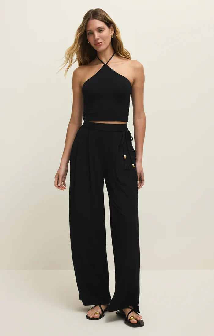 Lydia Wide Leg Pant - Greige Goods