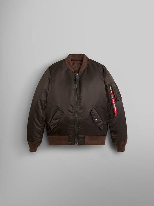 MA-1 BOMBER JACKET W OUTERWEAR Alpha Industries CHOCOLATE XS